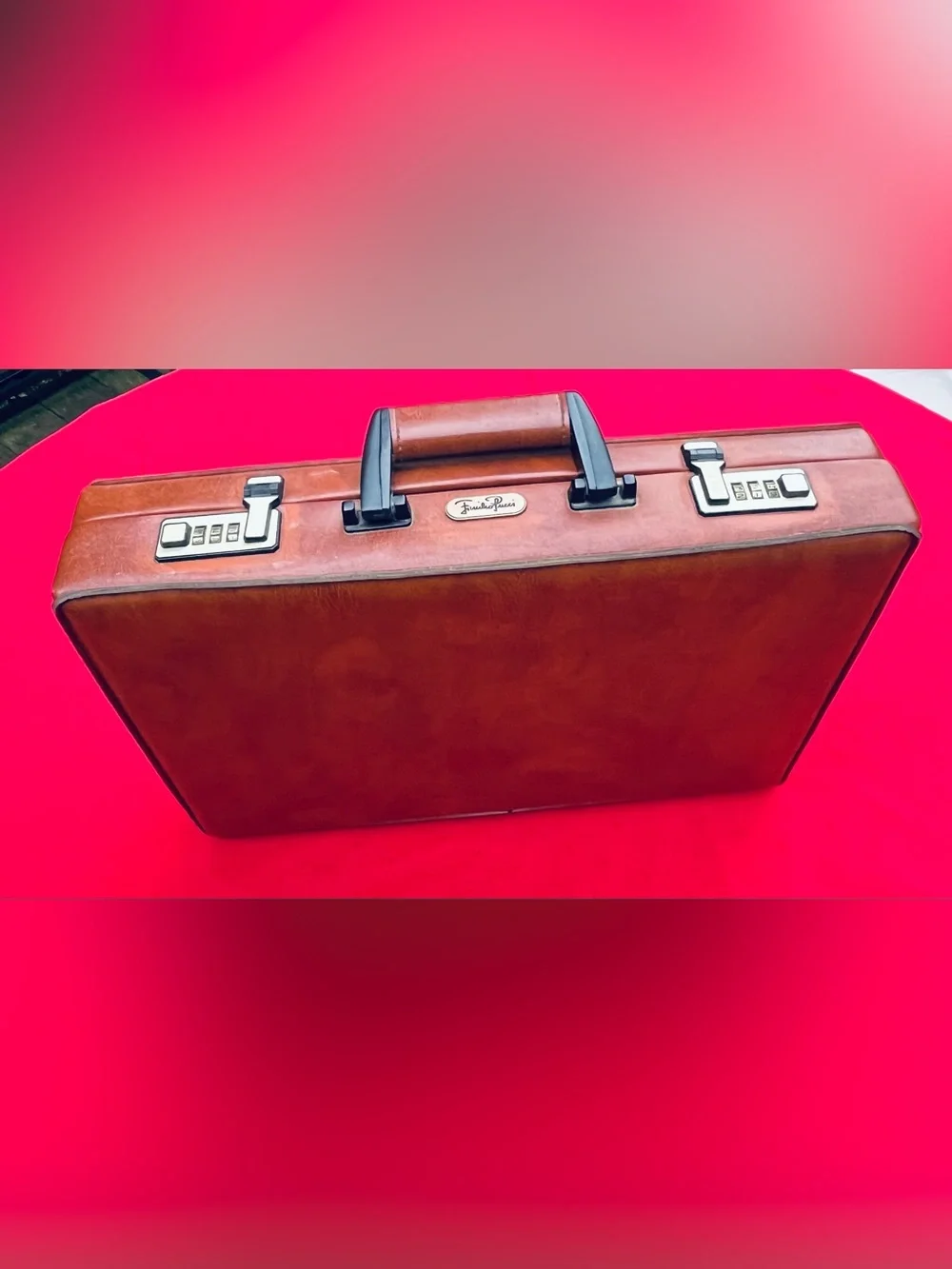 Authentic Emilio Pucci Leather Vintage Briefcase